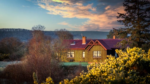 The exterior of 2 Heathland Cottages, Dorset